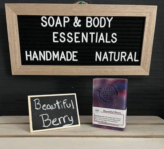Beautiful Berry Cold Process Soap Bar (4.8oz)