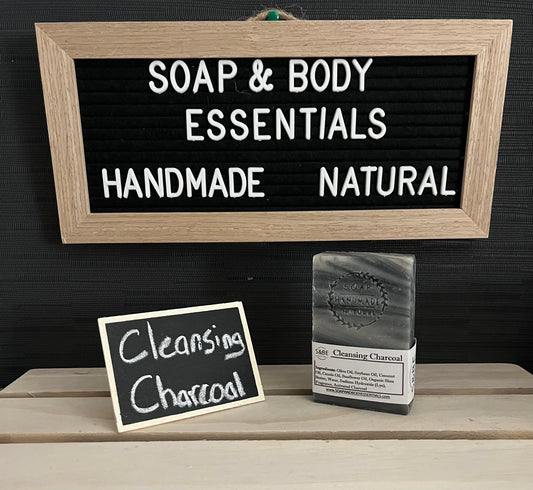 Cleansing Charcoal Cold Process Soap Bar (4.8oz)