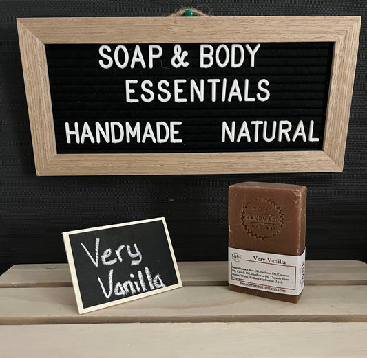 Very Vanilla Cold Process Soap Bar (4.8oz)